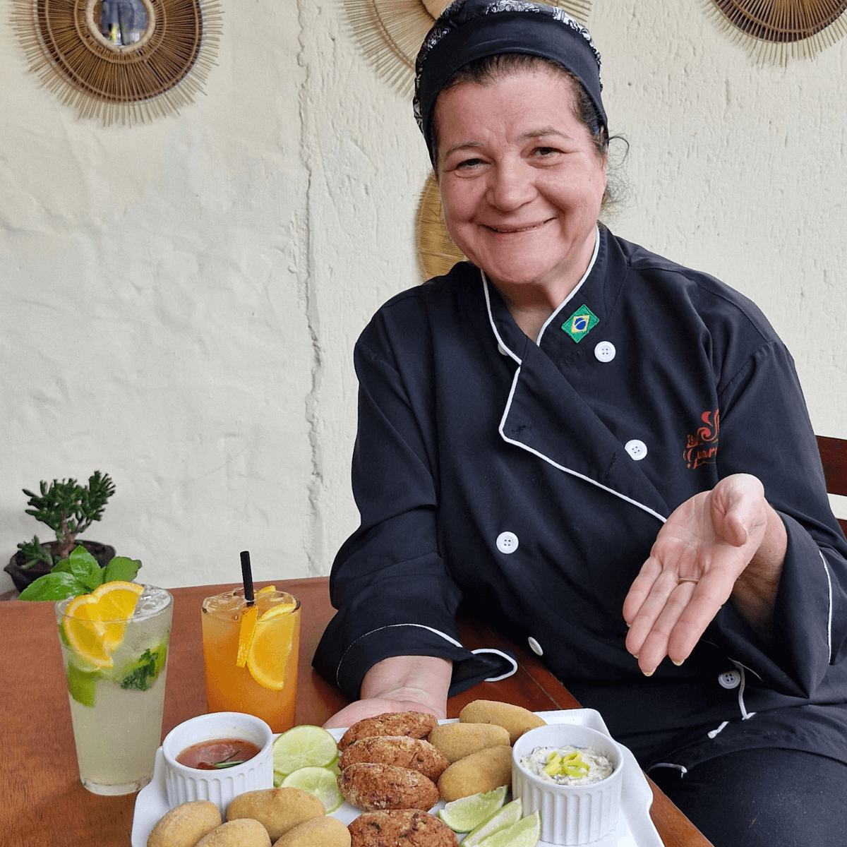 Chef Telma no Restaurante GuardaGosto