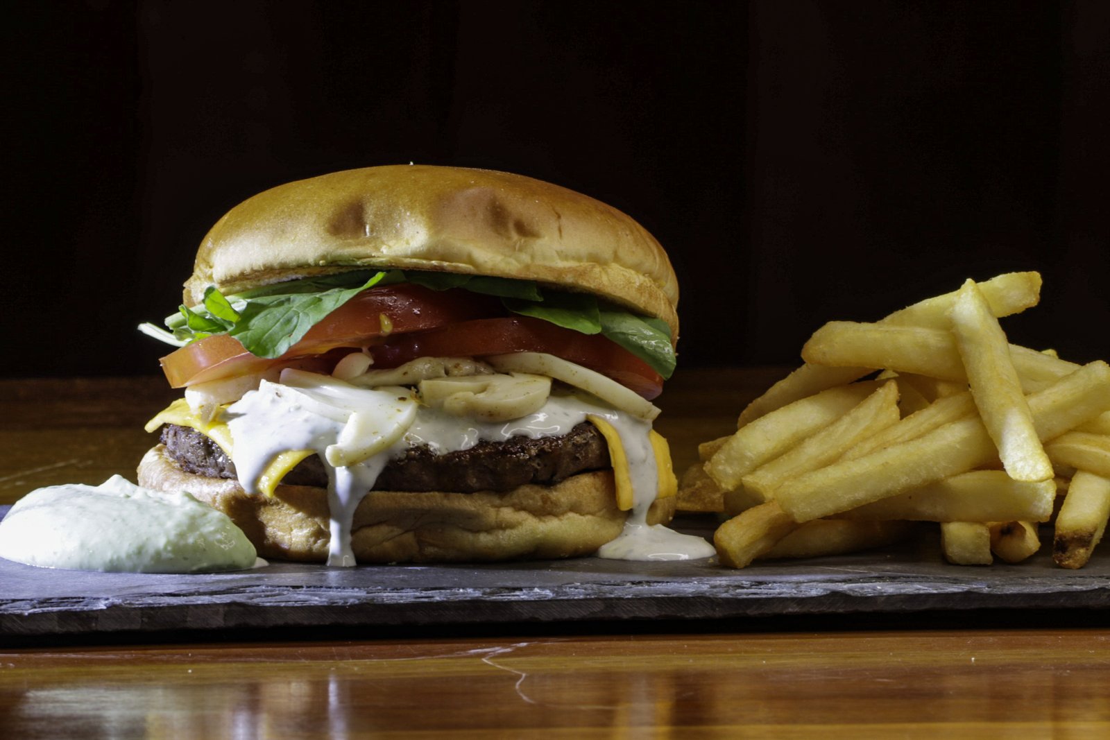 Hamburgueria do GuardaGosto com burgers artesanais.